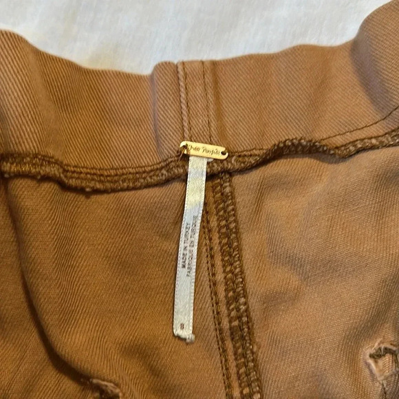 Free People Cindy Utility Shorts Women's 6 Paperbag High Rise Button Fly NO BELT - Picture 4 of 6